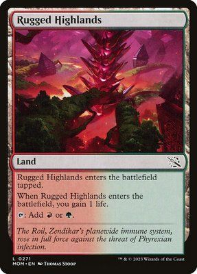 Rugged Highlands, Normal