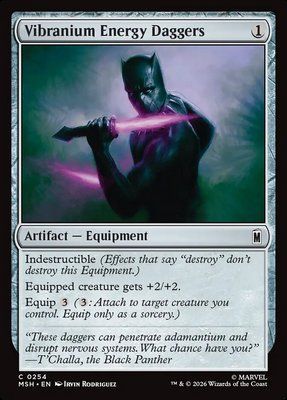 Vibranium Energy Daggers, Normal