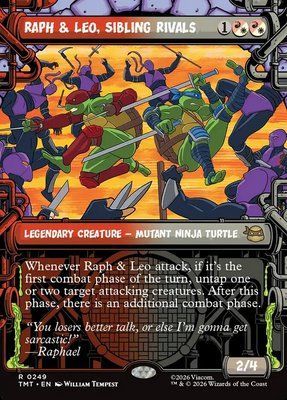 Raph & Leo, Sibling Rivals, Borderless, Showcase