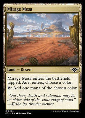 Mirage Mesa, Normal