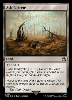 Ash Barrens, Звичайний, 1