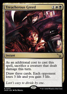 Treacherous Greed, Normal