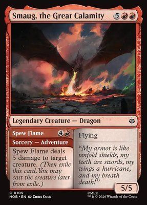 Smaug, the Great Calamity // Spew Flame, Normal