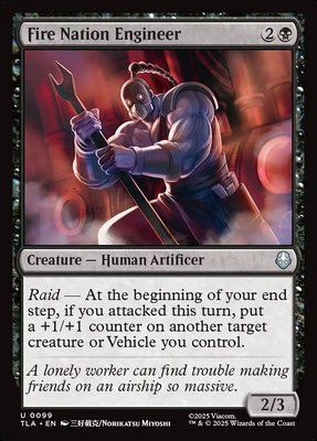 Fire Nation Engineer, Normal