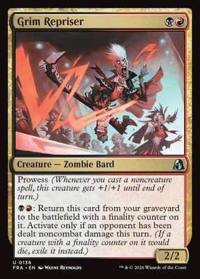 Grim Repriser, Normal