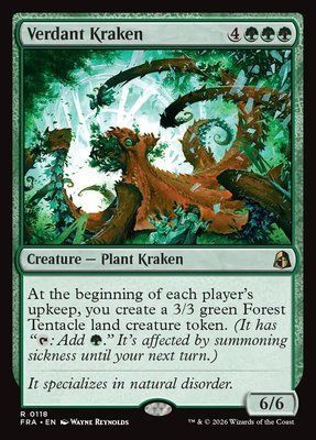 Verdant Kraken, Normal, Regular Foil