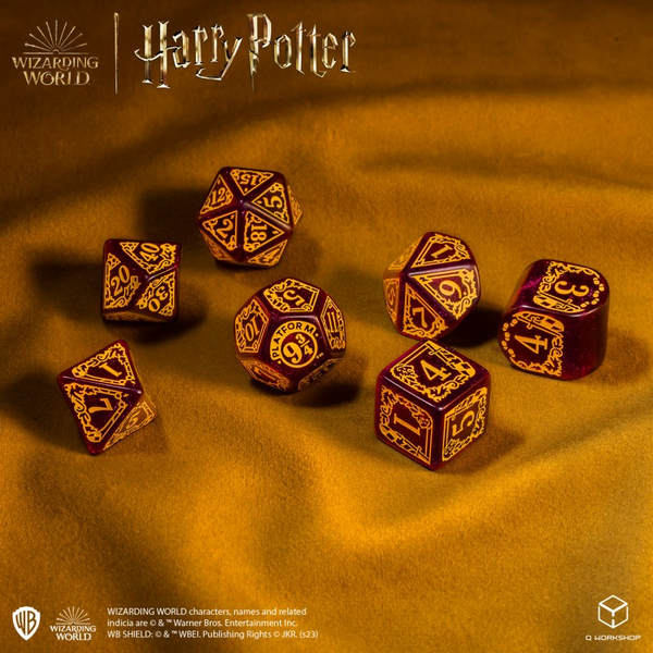 Набір кубиків Harry Potter. Gryffindor Modern Dice Set - Red