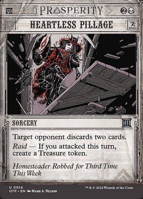 Heartless Pillage, Borderless, Showcase