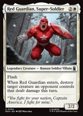 Red Guardian, Super-Soldier, Normal