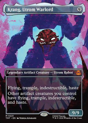 Krang, Utrom Warlord, Borderless, Regular Foil