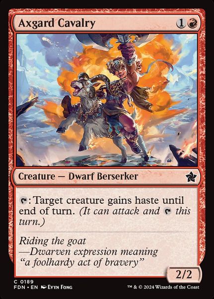 Axgard Cavalry, Normal, Regular Foil