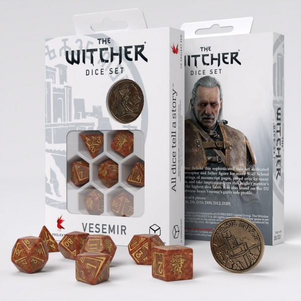 Набір кубиків The Witcher Dice Set. Vesemir - The Wise Witcher