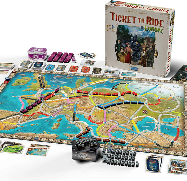 Ticket to Ride: Europe – 15th Anniversary (Квиток на Потяг: Європа) англійською