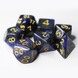 Набір кубиків галактичний синій (Galaxy 7 Dice Set Dark Blue)