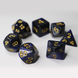 Набір кубиків галактичний синій (Galaxy 7 Dice Set Dark Blue)