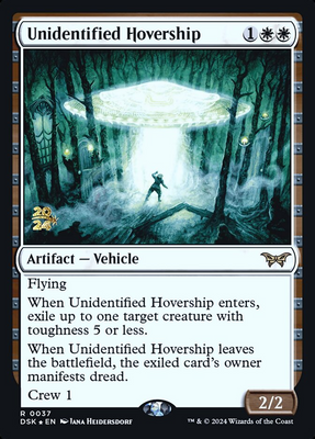 Unidentified Hovership, Normal, Promo, Regular Foil