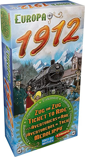 Ticket to Ride: Europa 1912 (Квиток на потяг: Європа 1912) англійською