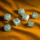 Набір кубиків Harry Potter. Slytherin Modern Dice Set - White