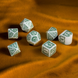 Набір кубиків Harry Potter. Slytherin Modern Dice Set - White