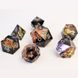 Набір кубиків ручної роботи "Рій Метеоритів: Помаранчевий"