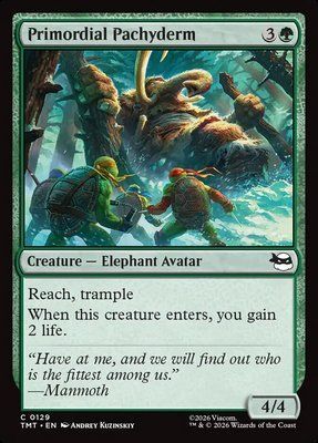 Primordial Pachyderm, Normal