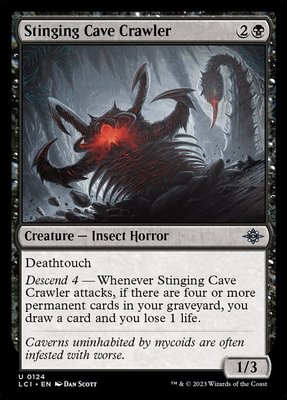 Stinging Cave Crawler, Normal