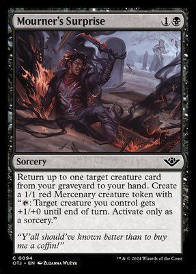Mourner's Surprise, Normal