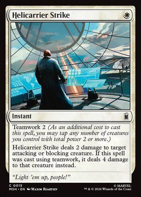 Helicarrier Strike, Normal, Regular Foil