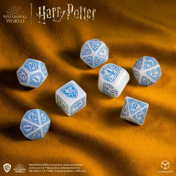 Набір кубиків Harry Potter. Ravenclaw Modern Dice Set - White