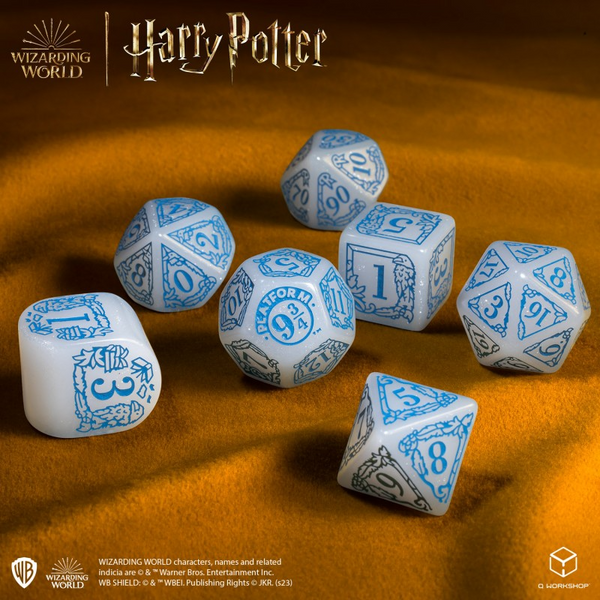 Набір кубиків Harry Potter. Ravenclaw Modern Dice Set - White