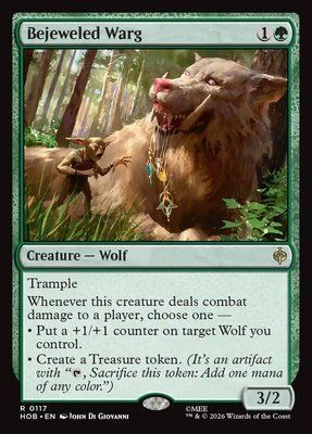 Bejeweled Warg, Normal, Regular Foil