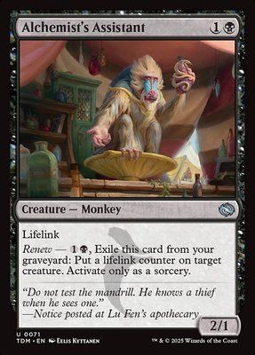 Alchemist's Assistant, Normal