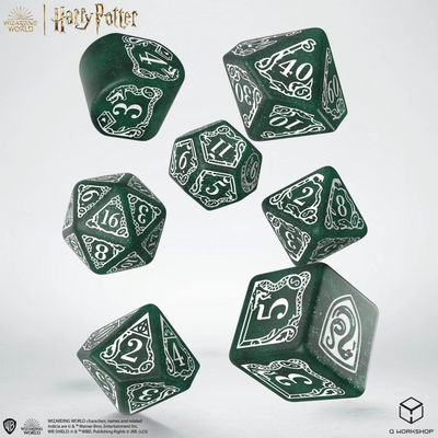 Набір кубиків Harry Potter. Slytherin Modern Dice Set - Green