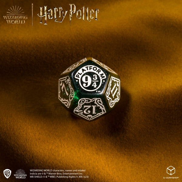 Набір кубиків Harry Potter. Slytherin Modern Dice Set - Green