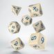 Набір кубиків Classic Runic Beige & blue Dice Set