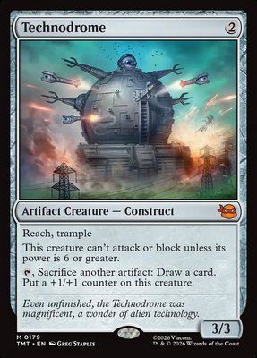 Technodrome, Normal, Regular Foil