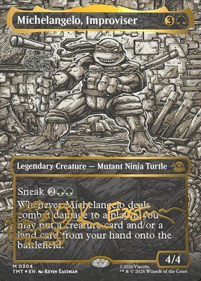 Michelangelo, Improviser, Borderless, Regular Foil