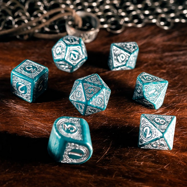 Набір кубиків Viking Modern Dice Set: Mjolnir