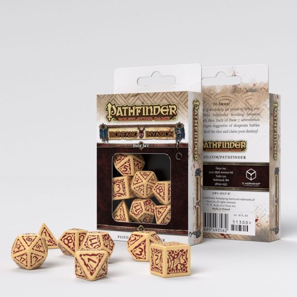 Набір кубиків Pathfinder Ironfang Invasion Dice Set