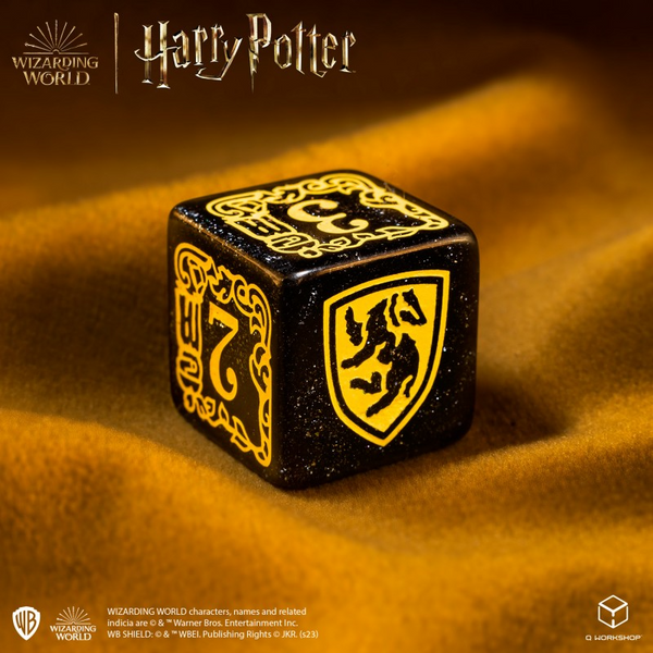 Набір кубиків Harry Potter. Hufflepuff Modern Dice Set - Black