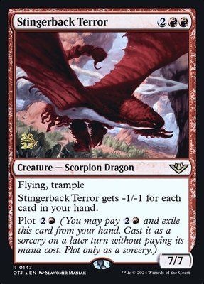 Stingerback Terror, Promo, Regular Foil