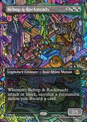 Bebop & Rocksteady, Borderless, Regular Foil