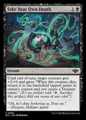 Fake Your Own Death, Normal, Regular Foil