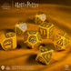 Набір кубиків Harry Potter. Hufflepuff Modern Dice Set - Yellow