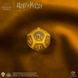 Набір кубиків Harry Potter. Hufflepuff Modern Dice Set - Yellow
