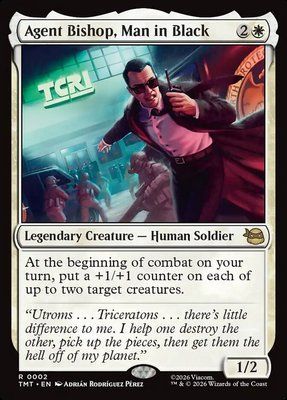 Agent Bishop, Man in Black, Normal, Regular Foil