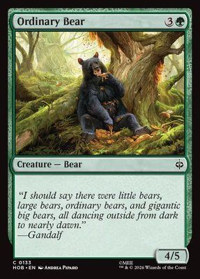 Ordinary Bear, Normal, Regular Foil