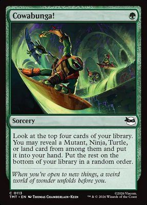 Cowabunga!, Normal, Regular Foil