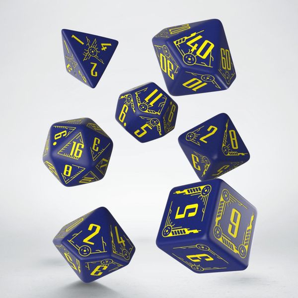 Набір кубиків Galactic Navy & Yellow Dice Set