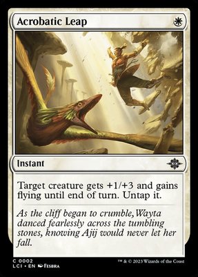 Acrobatic Leap, Normal, Regular Foil